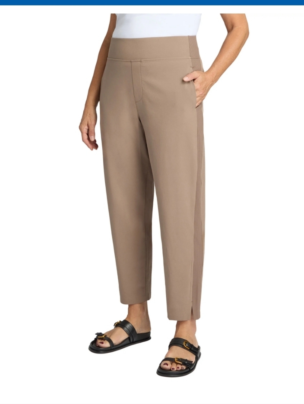 (Ew) Kirkland Signature Ladies Stretch Pull-On Ankle Pants